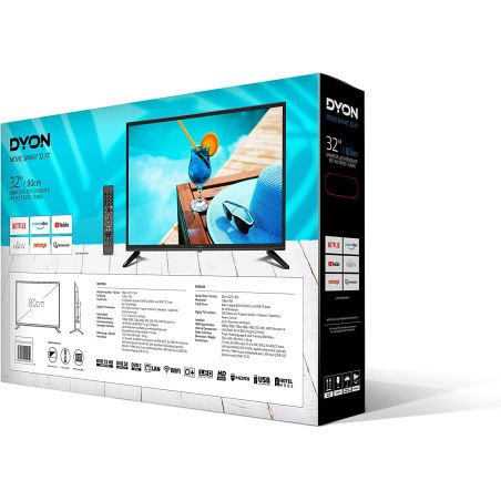 Телевізор 32 дюйми DYON Movie Smart 32 XT (Smart TV LED 60 Гц HD)