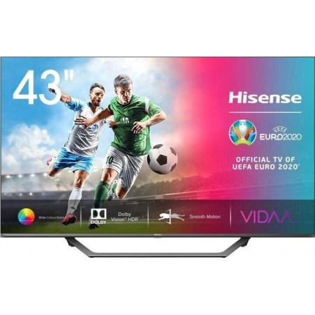 Телевізор 43 дюйми Hisense 43A7500 (PQI 2000 Гц, Ultra HD 4K, Smart TV, Wi-Fi, DVB-T2 S2)