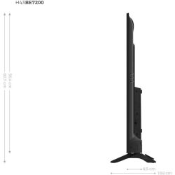 Телевізор Hisense H50BE7000 (Smart TV Ultra HD 4К PPI 1500 Wi-Fi Dolby Digital DVB-C T S T2 S2)