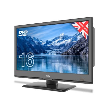 Телевізор 16 дюймів Cello C1620FS Traveller (Full HD 12 Volt DVD Player Satellite Tuner — W22-HB1204)