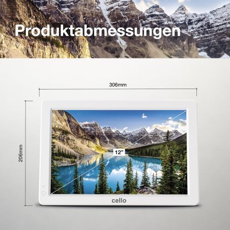 Cello 12 дюймів Portable TV (W22-DE7940)