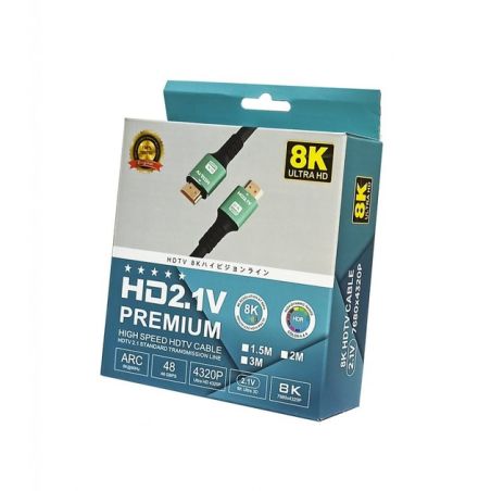 Кабель HDMI HD2.1V Premium 8K 1.5 м
