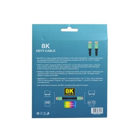 Кабель HDMI HD2.1V Premium 8K 1.5 м
