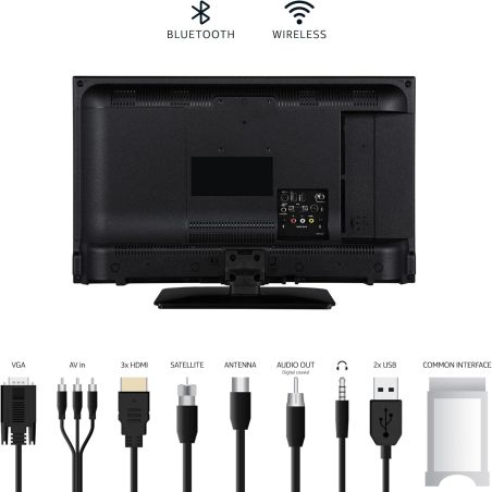 Телевизор 24 дюйма Nokia HN24GV310C (Android TV Wi-Fi Bluetooth 12V — W24-AX5385)