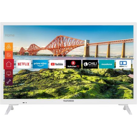 Телевізор 24 дюйми Telefunken XH24J501V-W (Smart TV Wi-Fi T2/S2 — W24-AH7836)