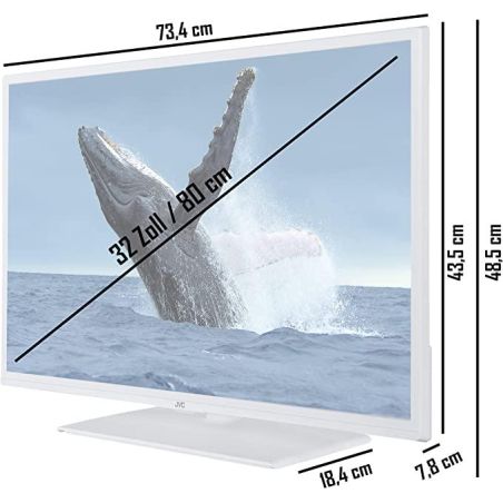 32 дюймов Телевізор JVC LT-32VF5155W ( Full HD Smart TV Bluetooth HDR )