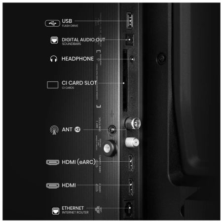 Телевізор 32 дюйми Hisense 32A4Q (Smart TV VA Direct LED WI-FI)