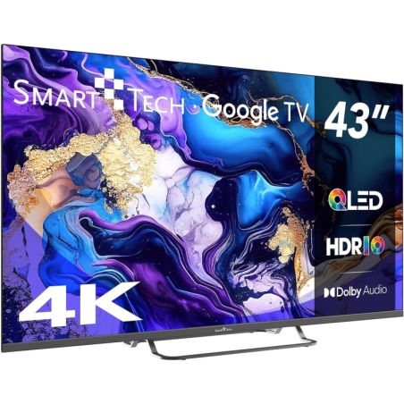 Телевізор 43 дюйми SmartTech 43QG02VUA (QLED 4К Smart TV 60Гц T2/S2)
