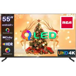 Телевізор 55 дюймів RCA RAQ55UN1UA (QLED 4K Smart TV T2/S2)