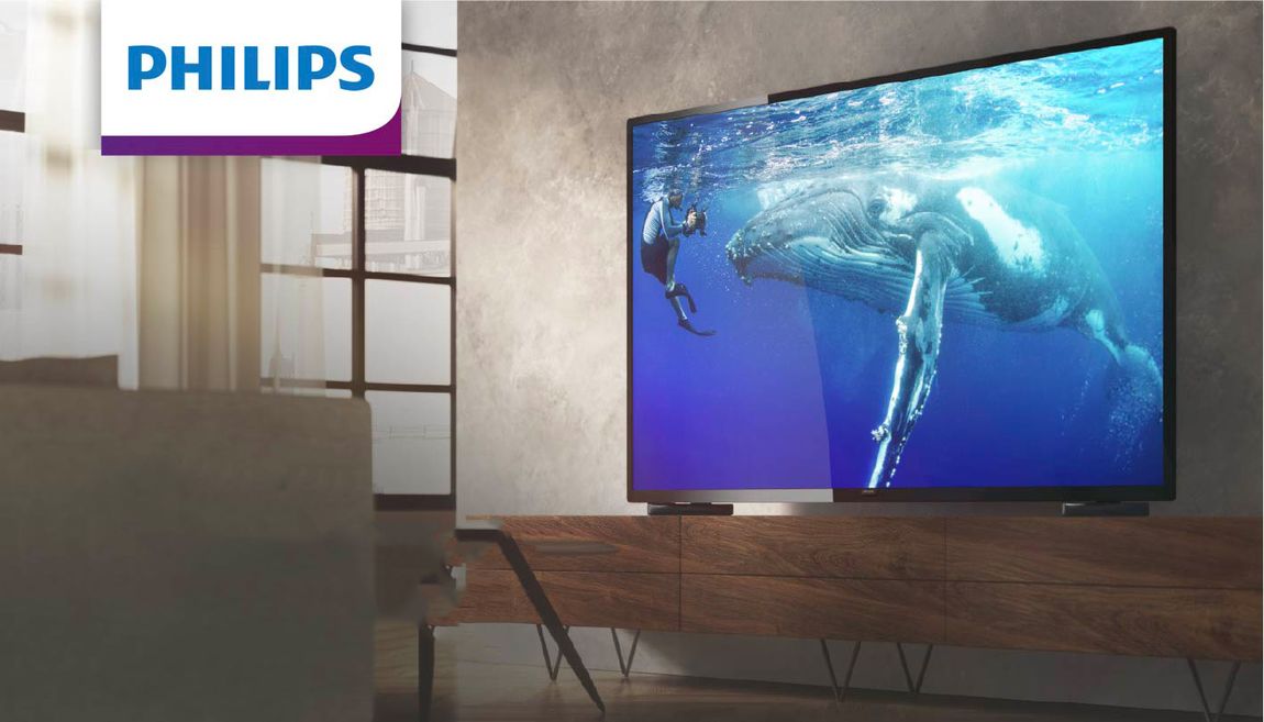 58 дюймів телевізор Philips 58PUS75 12 (4K Smart TV 60 Гц T2S2S2) 4870