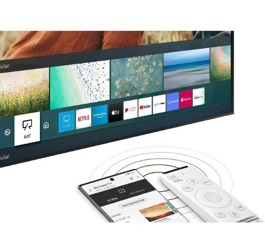 Телевізор 43 дюйми Samsung QE43LS03TA (4K Smart TV VA 4 ядра WiFi Bluetooth) 3997