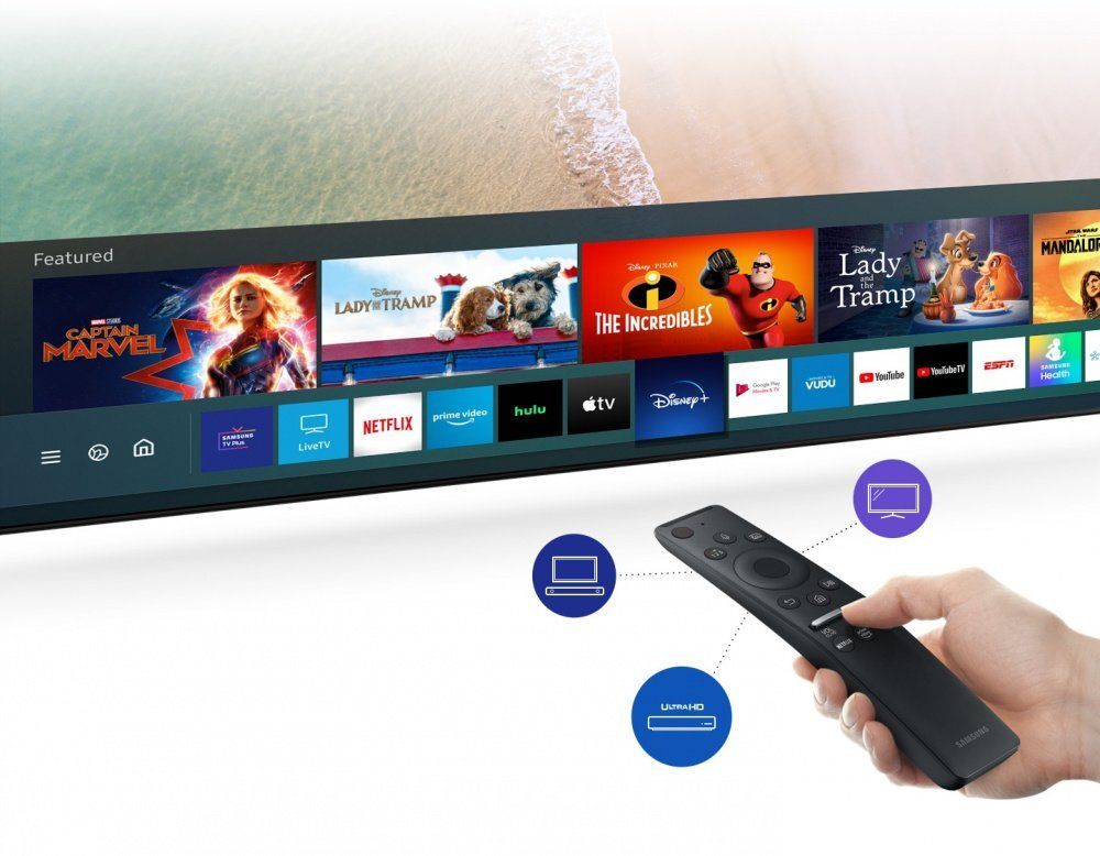 Телевізор 75 дюймів Samsung QE75Q74T (4K QLED 120 Гц Smart TV WiFi Bluetooth) 4640