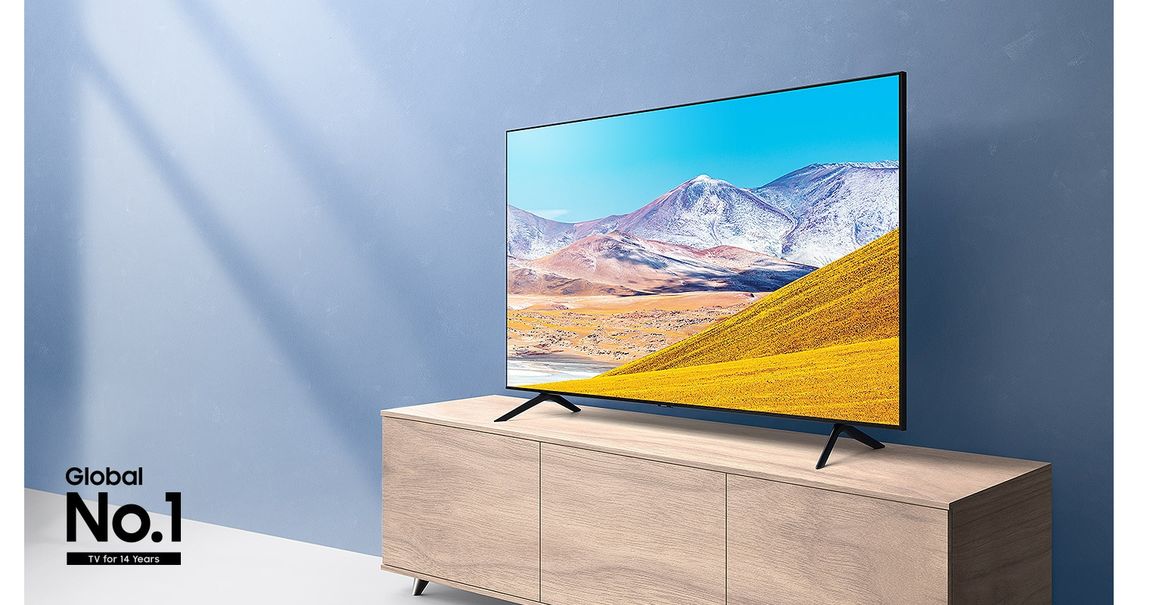 Телевизор Samsung UE55TU7090 (4K, Smart, UHD Engine, HLG, HDR10+, Dolby Digital+ 20Вт, DVB-C T2) 3302